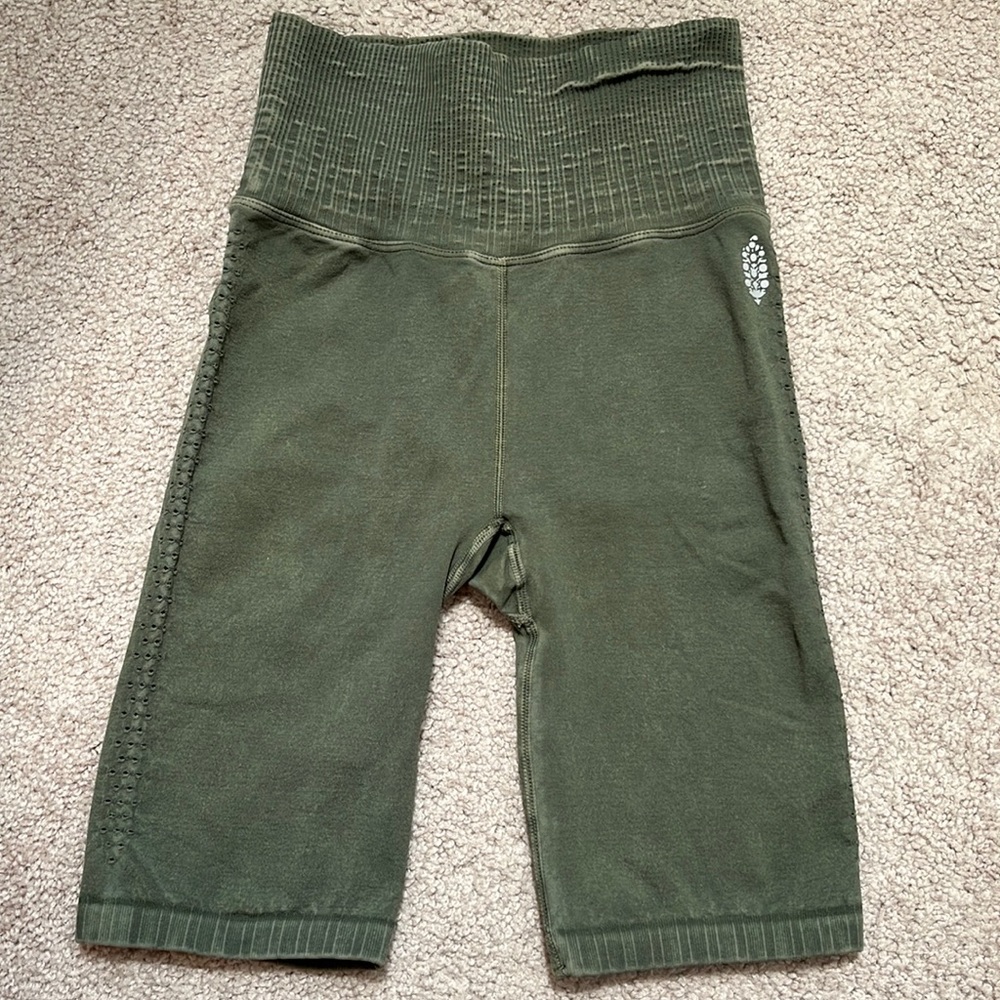 FP movement good karma green bike shorts!